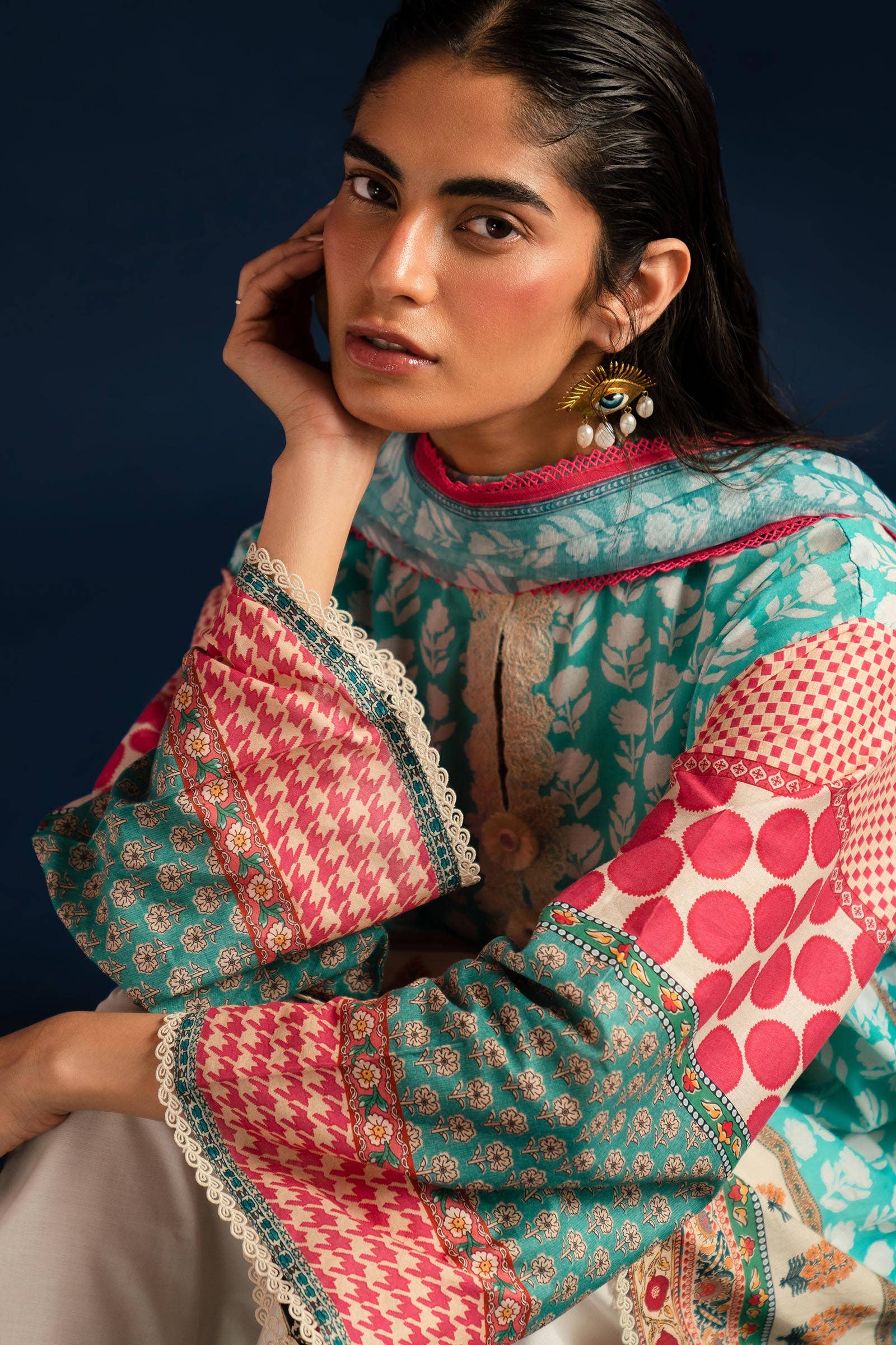 Sana Safinaz | Mahay Summer Lawn 24 | S-13 - Luxury -  Libasekhas