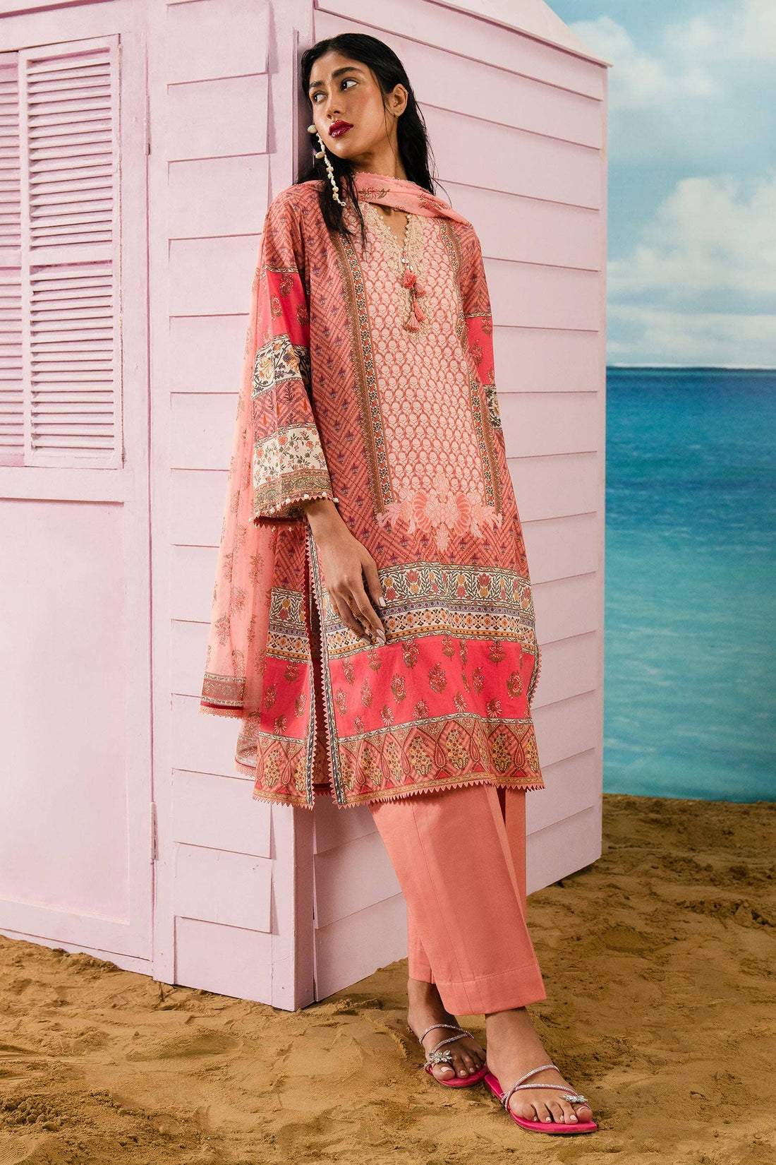 Sana Safinaz | Mahay Summer Lawn 24 | S-12 - Luxury -  Libasekhas