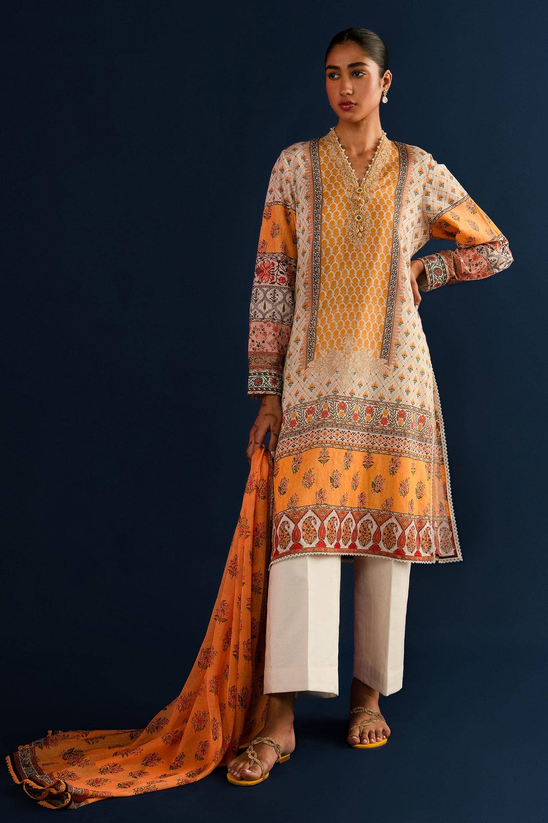 Sana Safinaz | Mahay Summer Lawn 24 | S-11 - Luxury -  Libasekhas