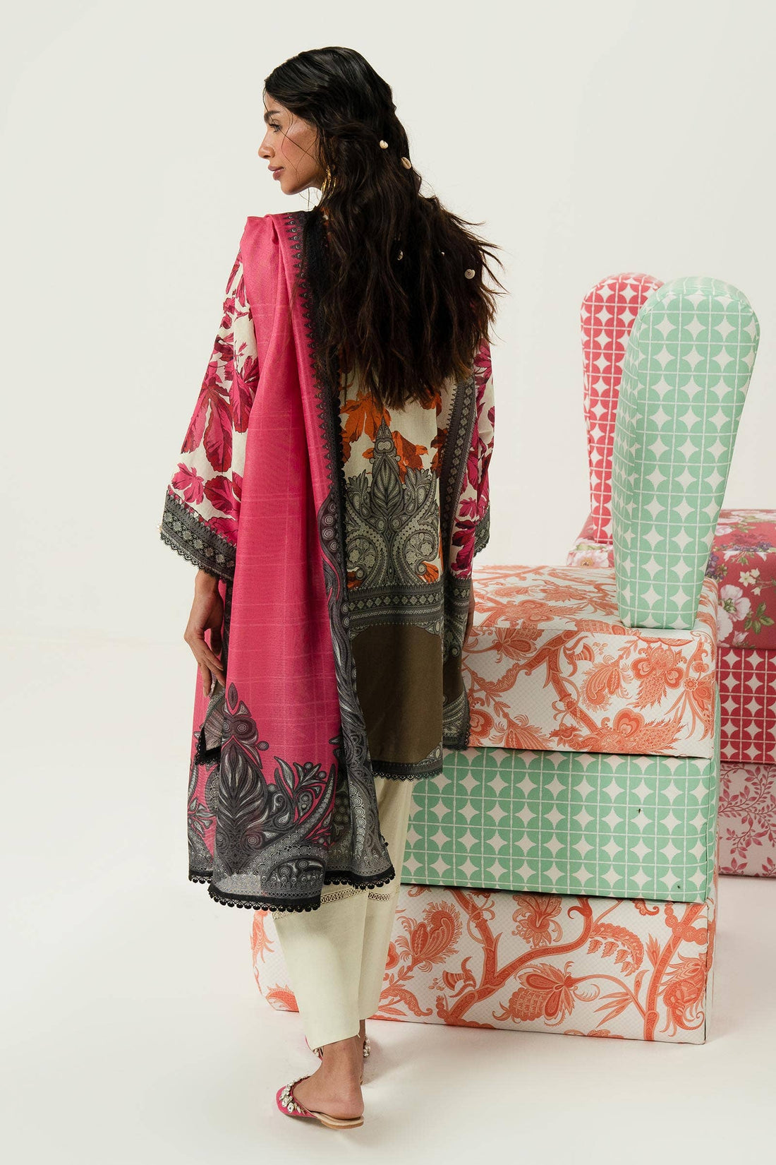 Sana Safinaz | Mahay Summer Lawn 24 | S-10 - Luxury -  Libasekhas