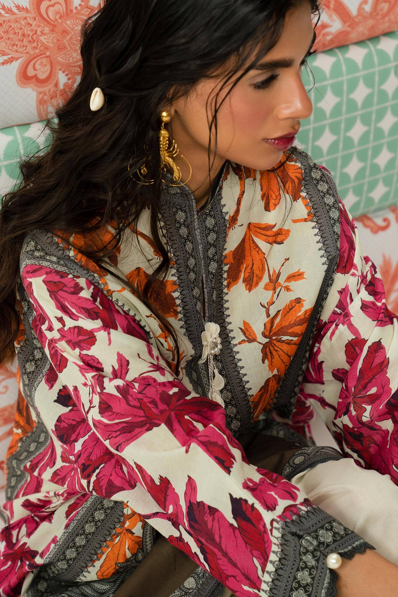 Sana Safinaz | Mahay Summer Lawn 24 | S-10 - Luxury -  Libasekhas
