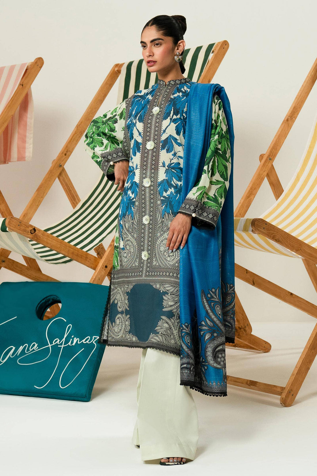Sana Safinaz | Mahay Summer Lawn 24 | S-09 - Luxury -  Libasekhas
