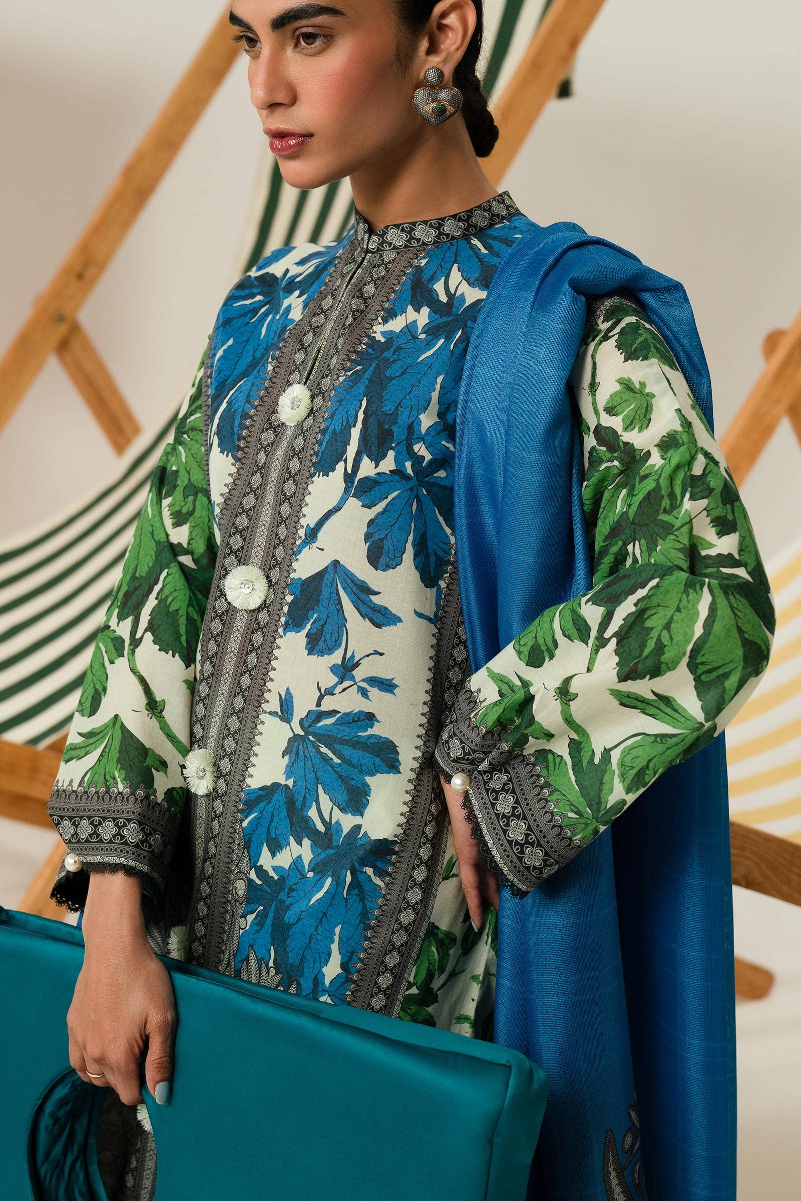Sana Safinaz | Mahay Summer Lawn 24 | S-09 - Luxury -  Libasekhas