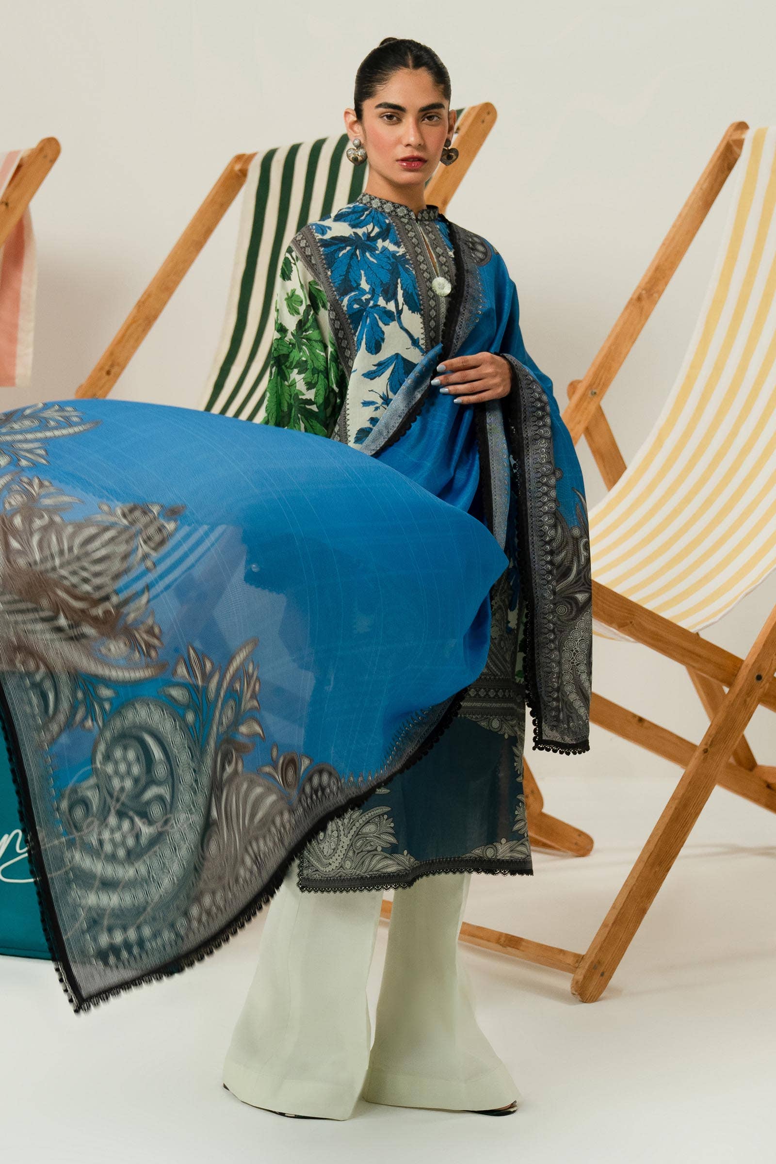 Sana Safinaz | Mahay Summer Lawn 24 | S-09 - Luxury -  Libasekhas