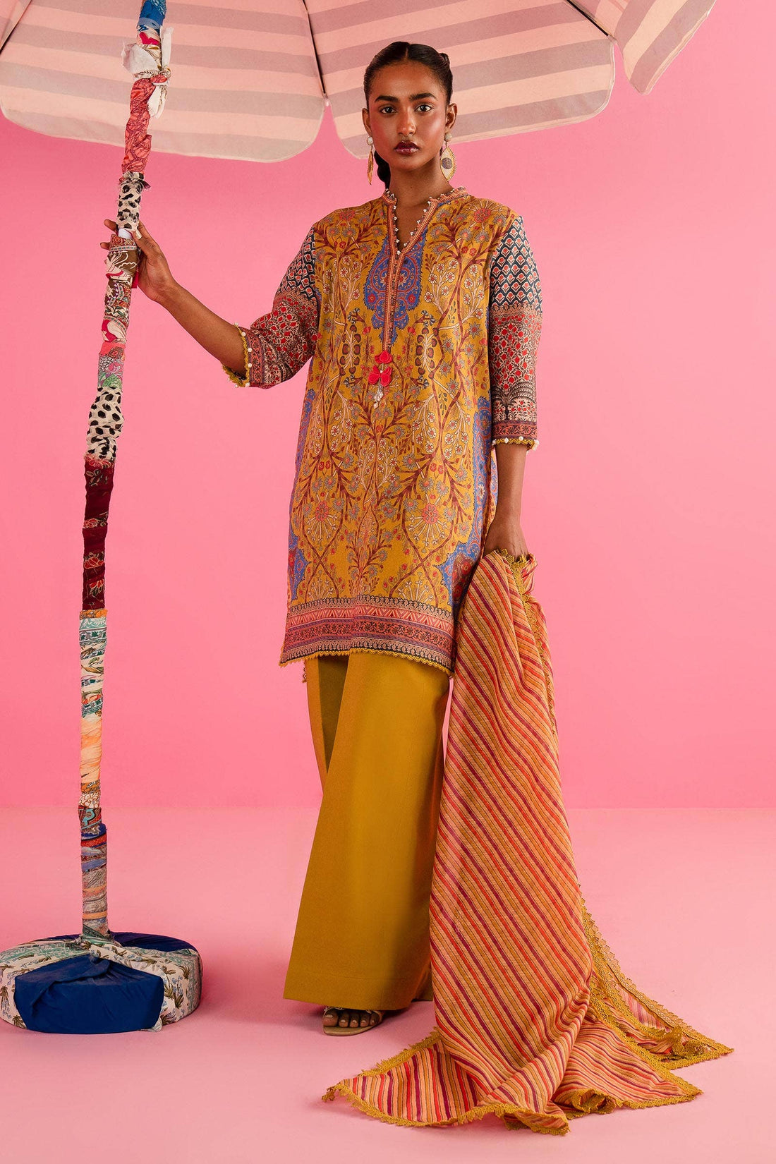 Sana Safinaz | Mahay Summer Lawn 24 | S-07 - Luxury -  Libasekhas