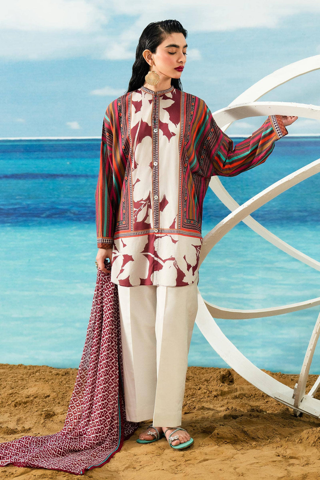 Sana Safinaz | Mahay Summer Lawn 24 | S-06 - Luxury -  Libasekhas