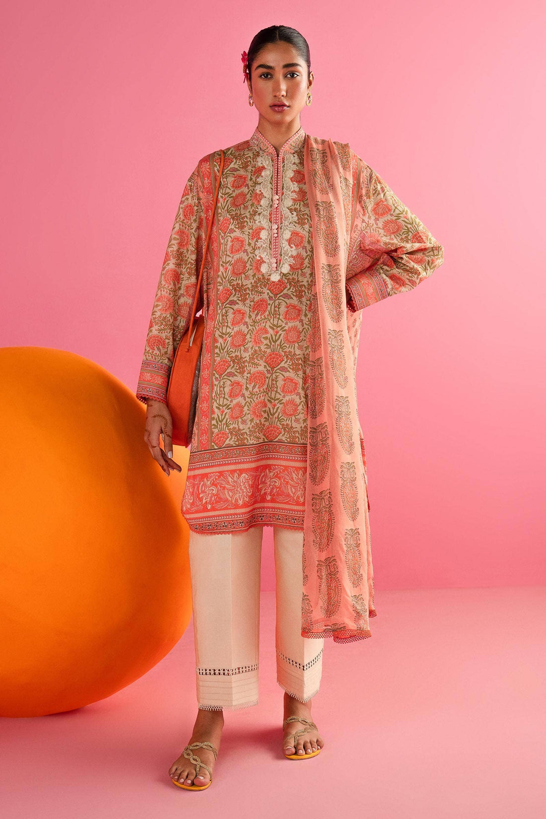 Sana Safinaz | Mahay Summer Lawn 24 | S-04 - Luxury -  Libasekhas