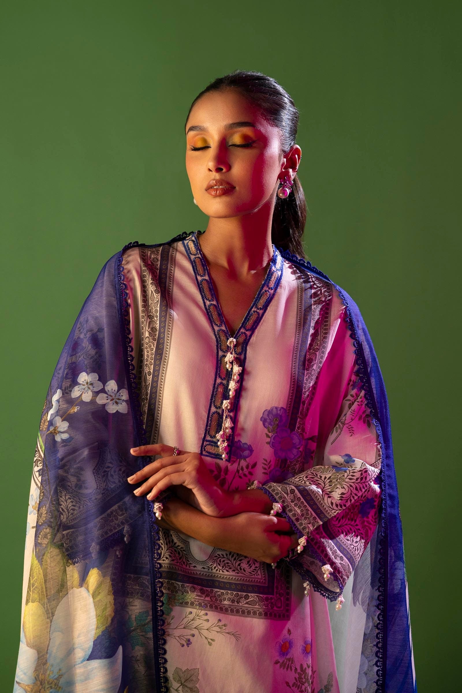 Sana Safinaz | Mahay Spring 25 | A-10 - Ladies Clothes -  Libasekhas