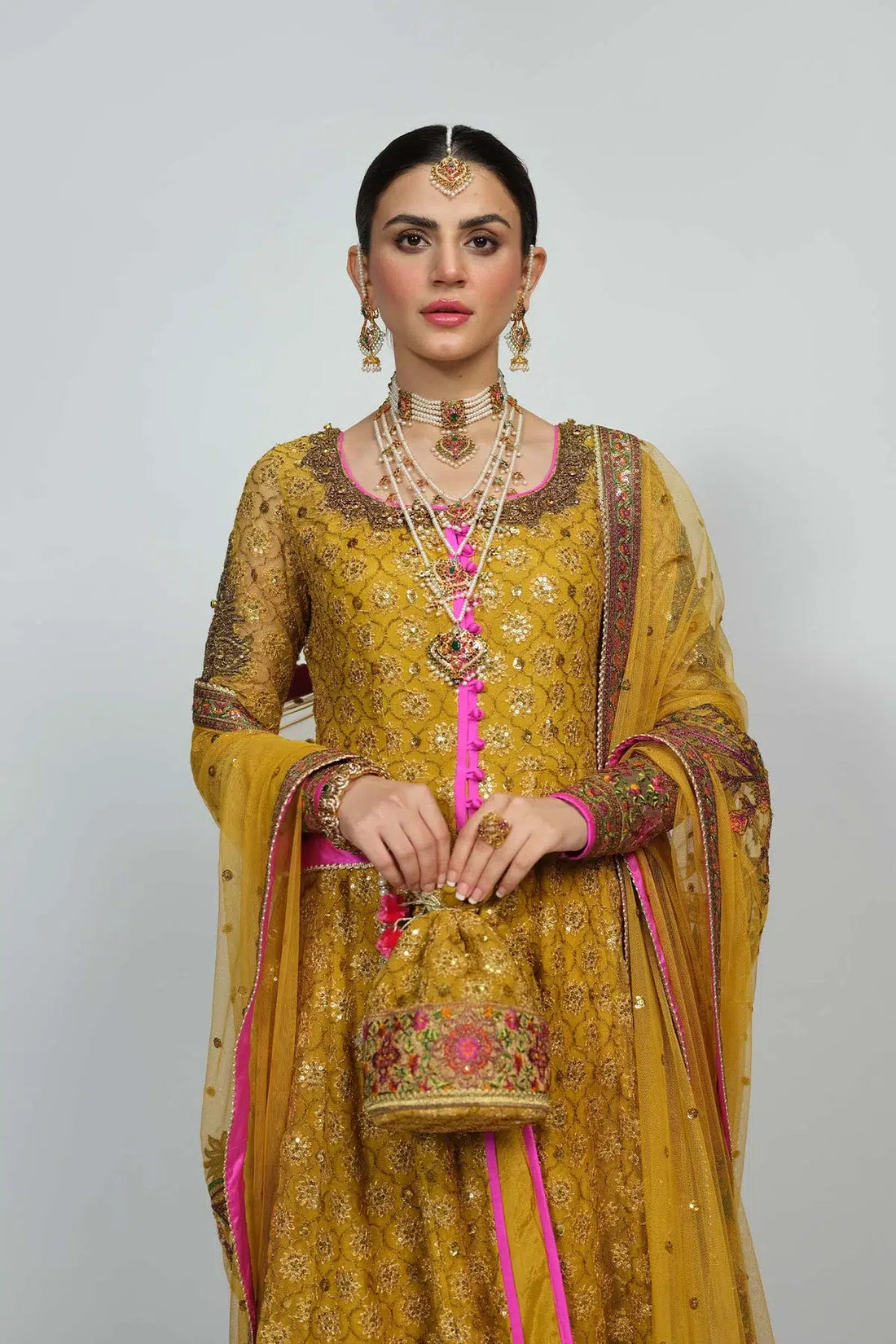 Fahad Hussayn | National Sport Casbah | Haldi - by - Libasekhas UK - Registered Vendor of : Fahad Hussayn - 100% Original Designer Dresss