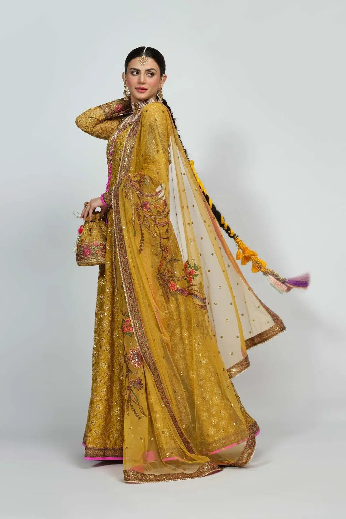 Fahad Hussayn | National Sport Casbah | Haldi - by - Libasekhas UK - Registered Vendor of : Fahad Hussayn - 100% Original Designer Dresss