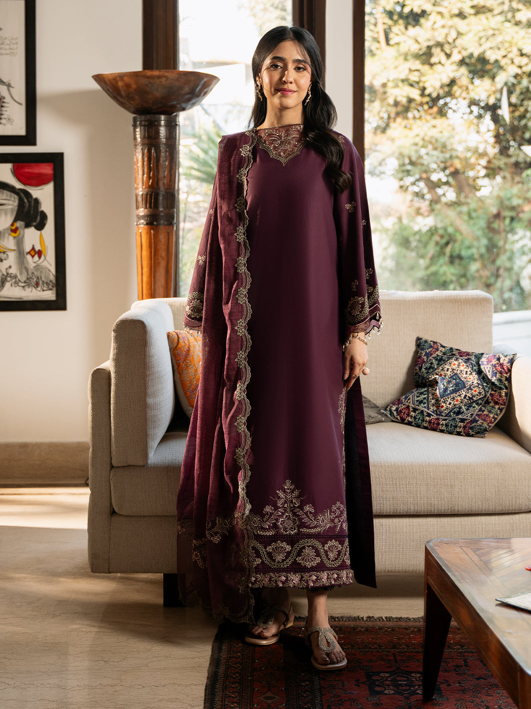 Izel | Mahveen Festive Lawn 25 | HANA - by - Libasekhas UK - Registered Vendor of : Izel - 100% Original Designer Dresss
