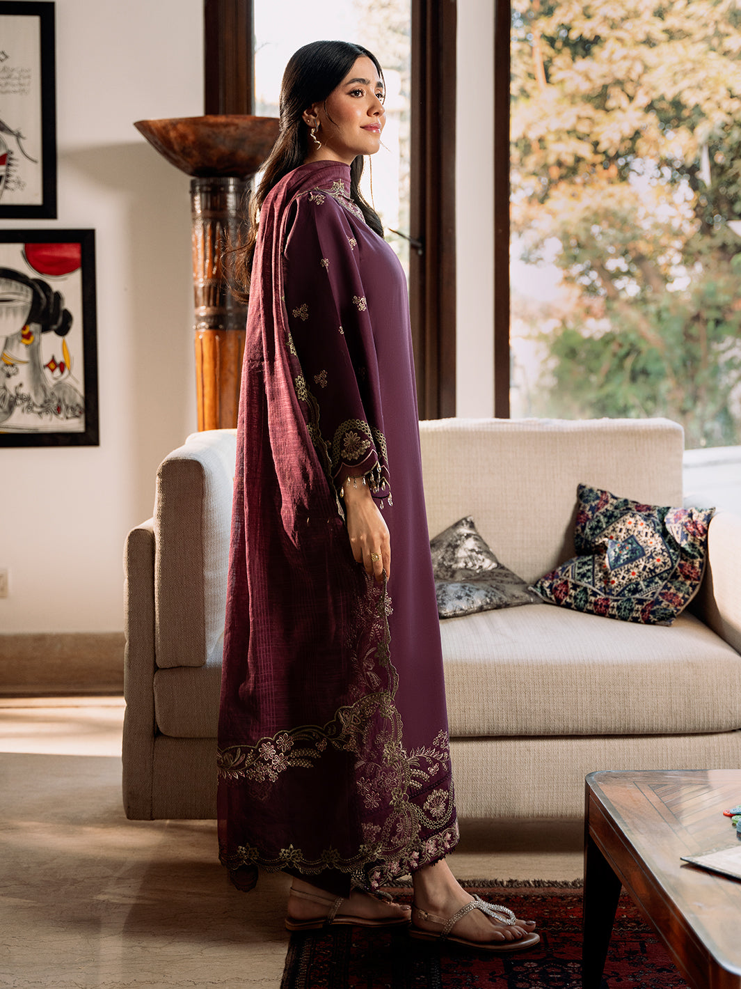 Izel | Mahveen Festive Lawn 25 | HANA - by - Libasekhas UK - Registered Vendor of : Izel - 100% Original Designer Dresss
