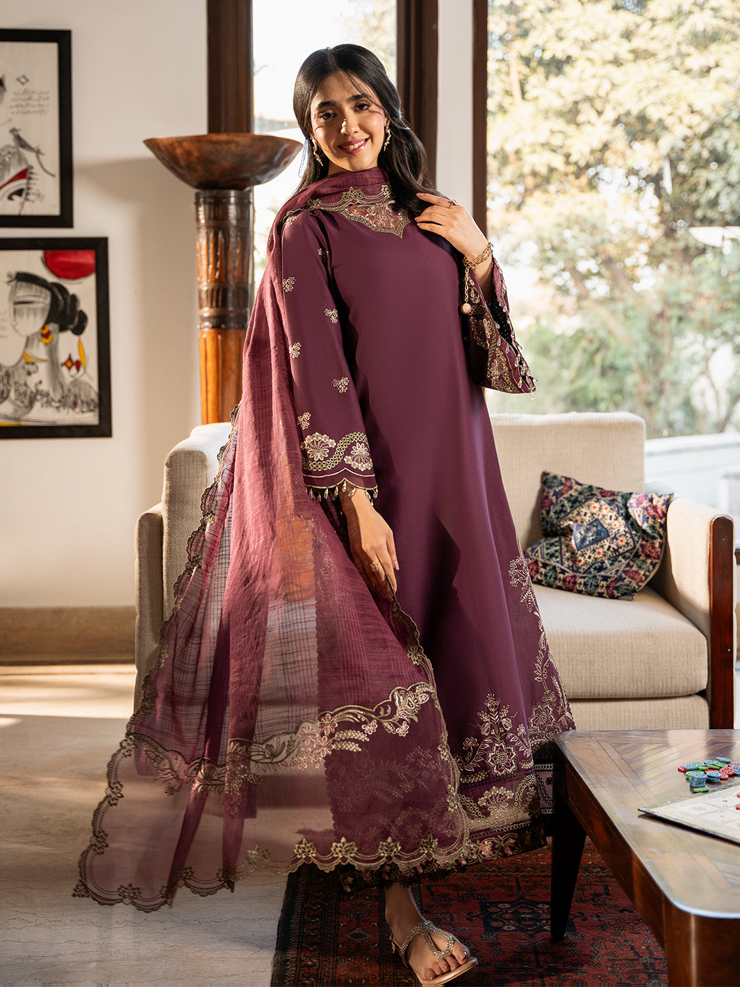 Izel | Mahveen Festive Lawn 25 | HANA - by - Libasekhas UK - Registered Vendor of : Izel - 100% Original Designer Dresss