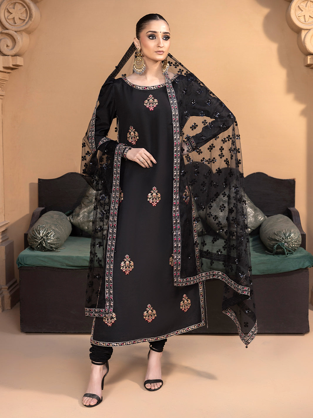 Hem Stitch | Raw Silk Edit 25 | Haya - by - Libasekhas UK - Registered Vendor of : Hemstitch - 100% Original Designer Dresss