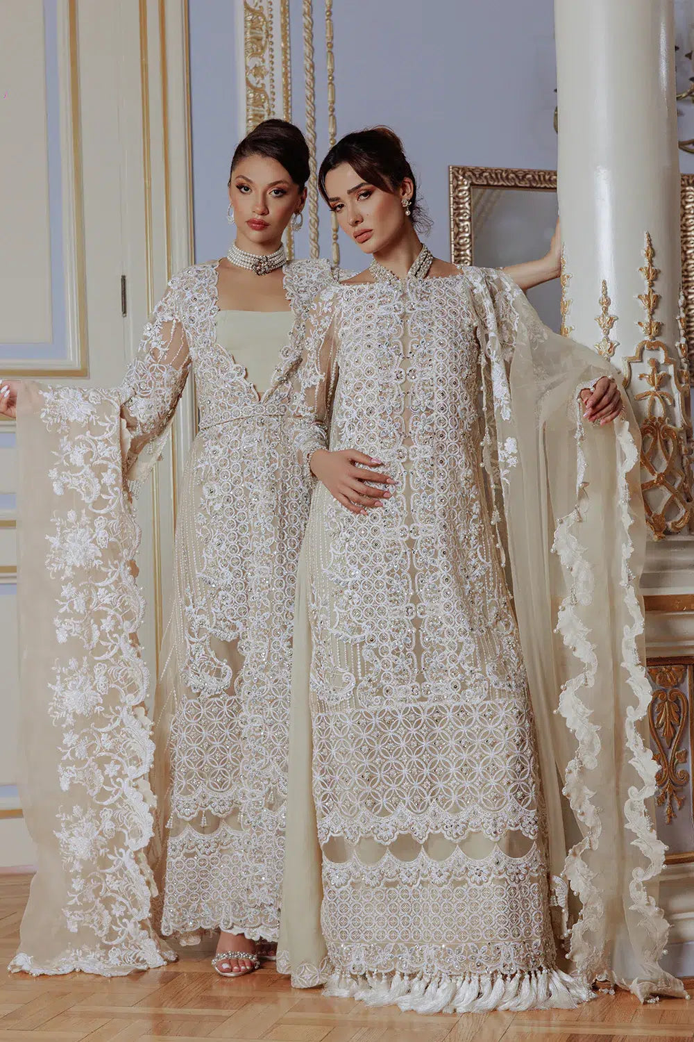 Saira Rizwan | Lumiere Festive 23 | DAISY SR-04 - by - Libasekhas UK - Registered Vendor of : Saira Rizwan - 100% Original Designer Dresss