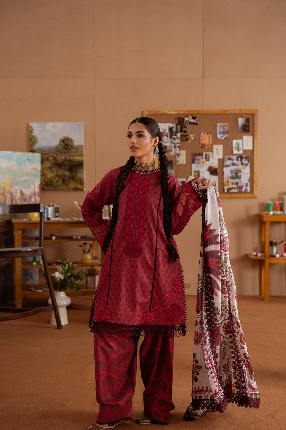 Saira Rizwan | Laanem Summer Lawn 25 | SEREN-A-SRL25-08 - by - Libasekhas UK - Registered Vendor of : Saira Rizwan - 100% Original Designer Dresss
