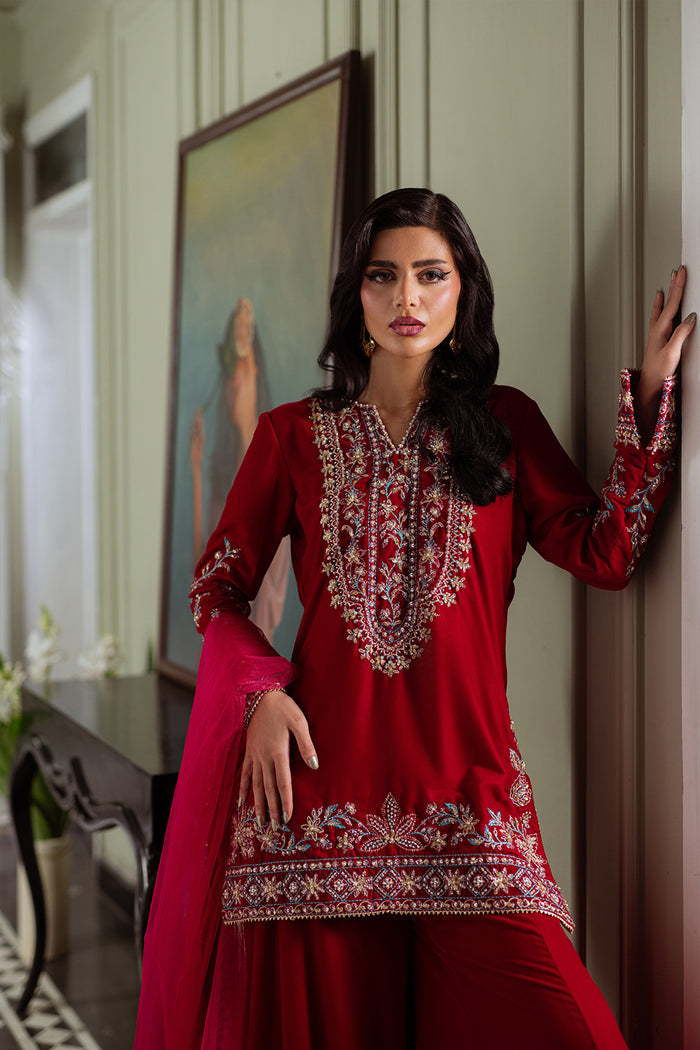 Saira Rizwan | Velvet Pret 25 | SHIREEN-SRVP25-04 - by Libasekhas UK - Registered Vendor of : Saira Rizwan - 100% Original Designer Dress