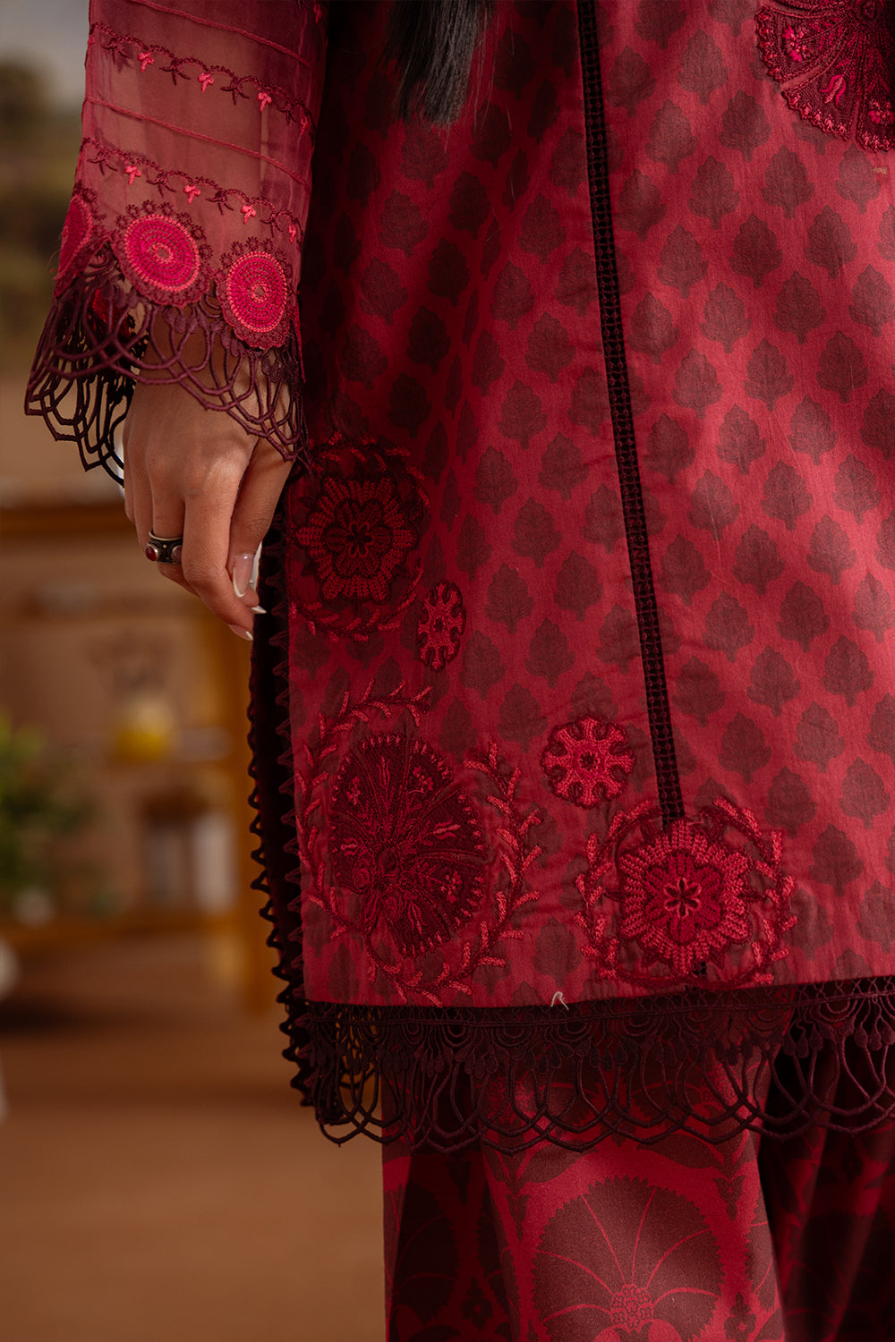 Saira Rizwan | Laanem Summer Lawn 25 | SEREN-A-SRL25-08 - by - Libasekhas UK - Registered Vendor of : Saira Rizwan - 100% Original Designer Dresss