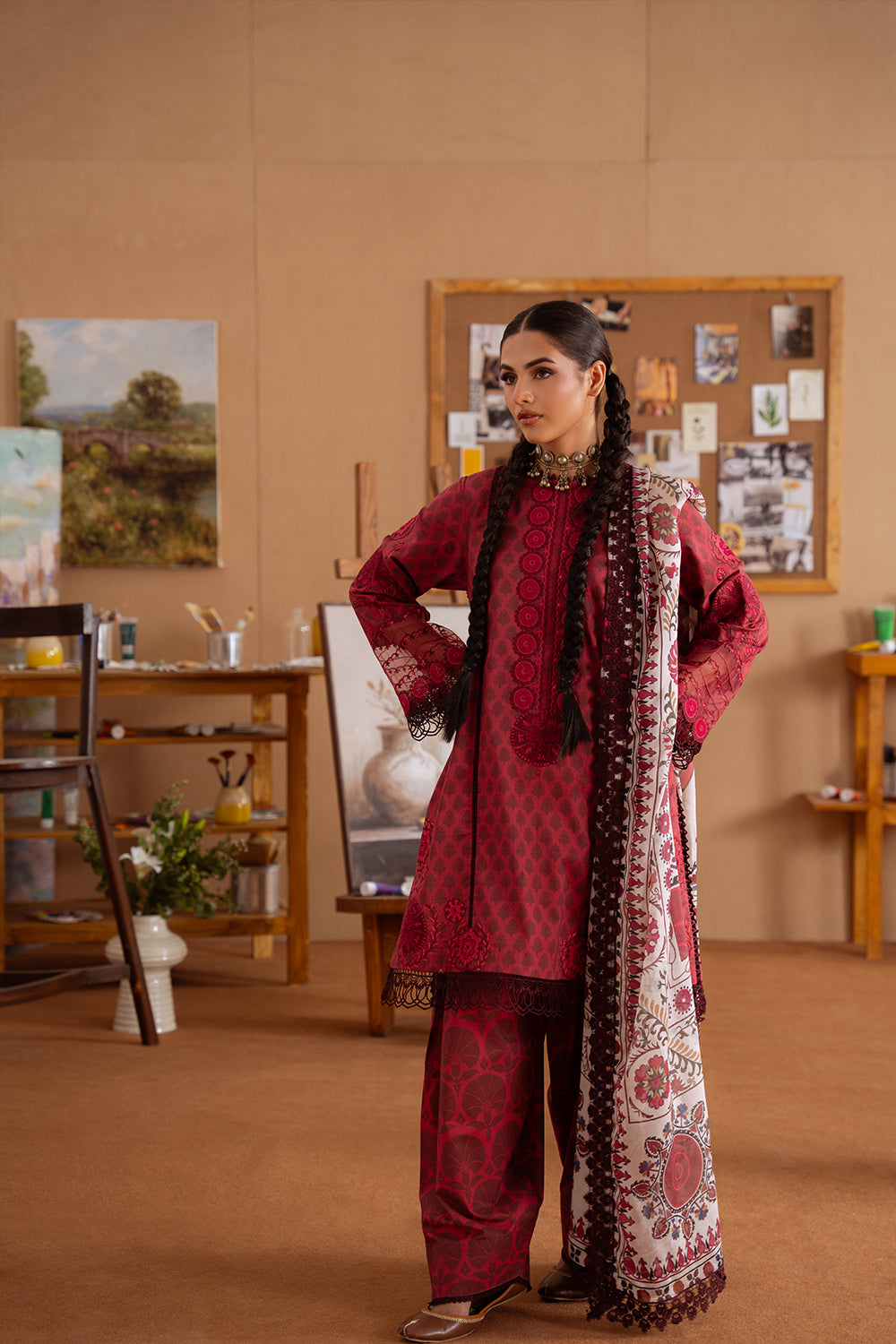 Saira Rizwan | Laanem Summer Lawn 25 | SEREN-A-SRL25-08 - by - Libasekhas UK - Registered Vendor of : Saira Rizwan - 100% Original Designer Dresss