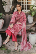 Humdum | Gardenia Lawn | D010 - by - Libasekhas UK - Registered Vendor of : HumDum - 100% Original Designer Dresss