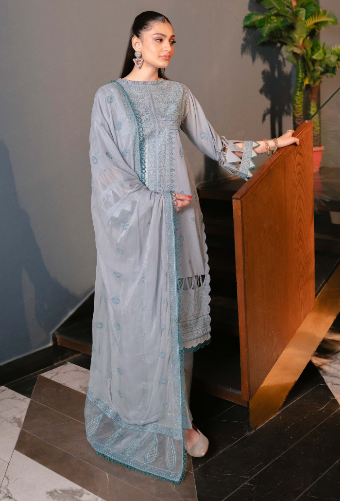 Humdum | Meraki Lawn 24 | d05 - by - Libasekhas UK - Registered Vendor of : HumDum - 100% Original Designer Dresss