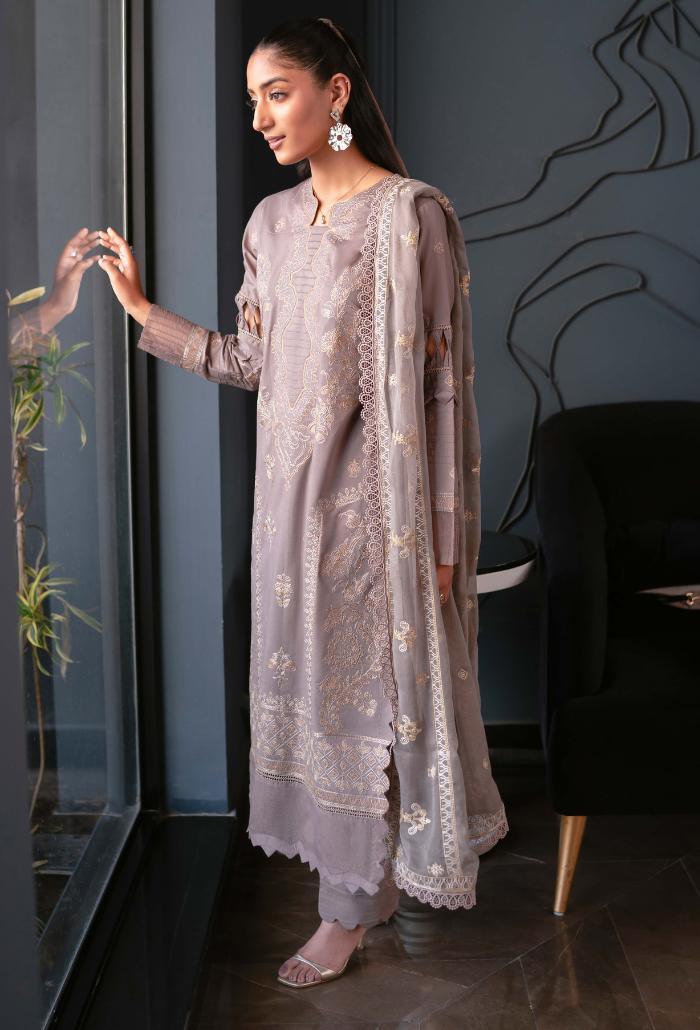 Humdum | Meraki Lawn 24 | d07 - by - Libasekhas UK - Registered Vendor of : HumDum - 100% Original Designer Dresss