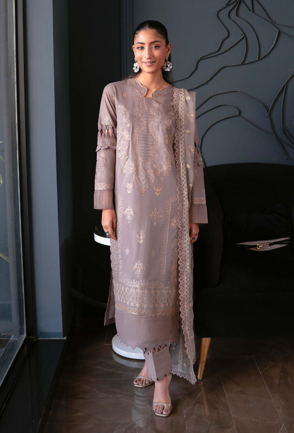 Humdum | Meraki Lawn 24 | d07 - by - Libasekhas UK - Registered Vendor of : HumDum - 100% Original Designer Dresss