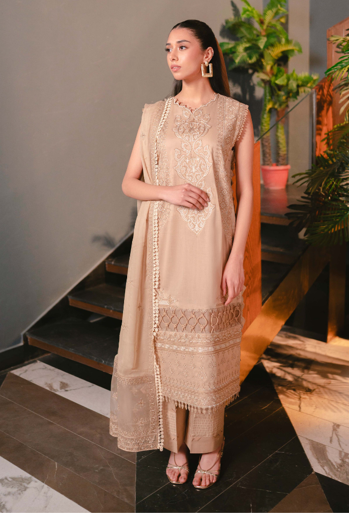 Humdum | Meraki Lawn 24 | d10 - by - Libasekhas UK - Registered Vendor of : HumDum - 100% Original Designer Dresss
