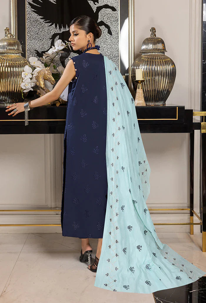 Humdum | Charlotte Chikankari Lawn | D09 - by - Libasekhas UK - Registered Vendor of : HumDum - 100% Original Designer Dresss