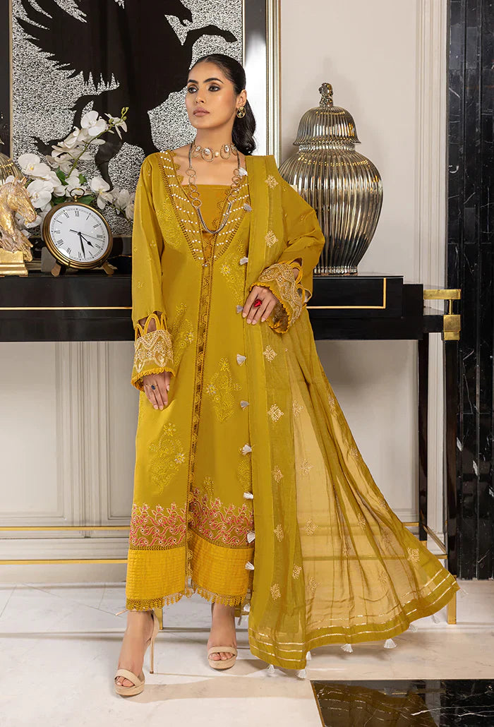 Humdum | Charlotte Chikankari Lawn | D03 - by - Libasekhas UK - Registered Vendor of : Humdum - 100% Original Designer Dresss