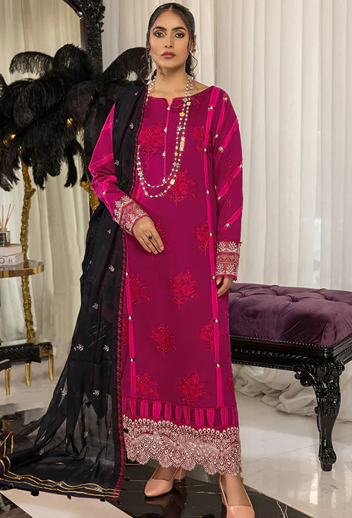 Humdum | Charlotte Chikankari Lawn | D01 - by - Libasekhas UK - Registered Vendor of : HumDum - 100% Original Designer Dresss