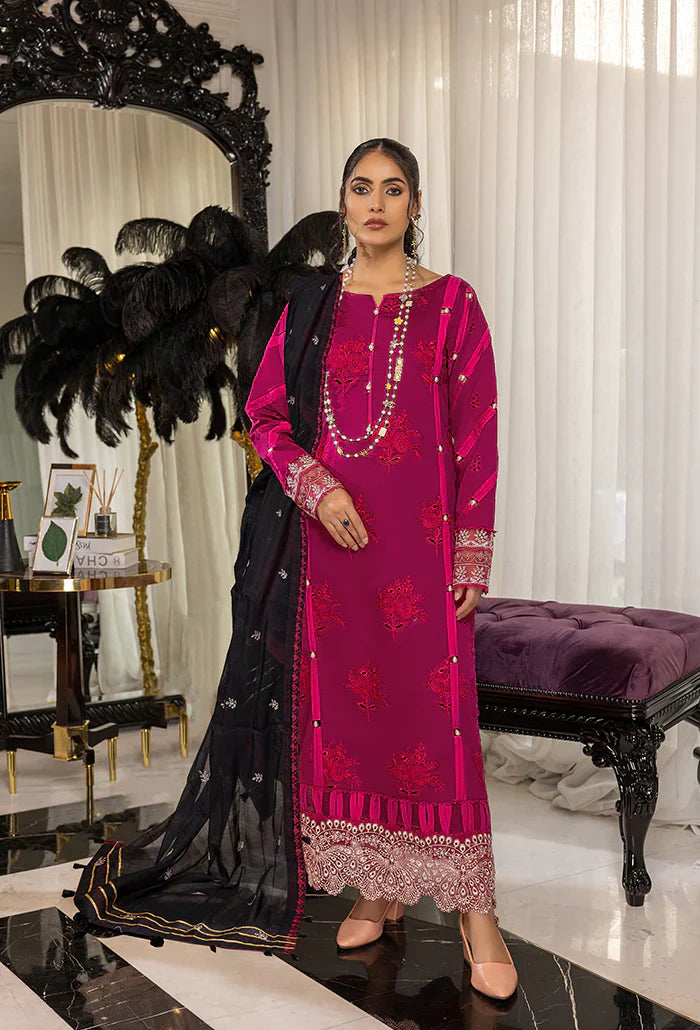 Humdum | Charlotte Chikankari Lawn | D01 - by - Libasekhas UK - Registered Vendor of : HumDum - 100% Original Designer Dresss