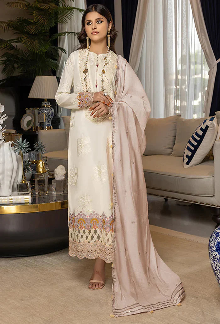Humdum | Charlotte Chikankari Lawn | D04 - by - Libasekhas UK - Registered Vendor of : HumDum - 100% Original Designer Dresss