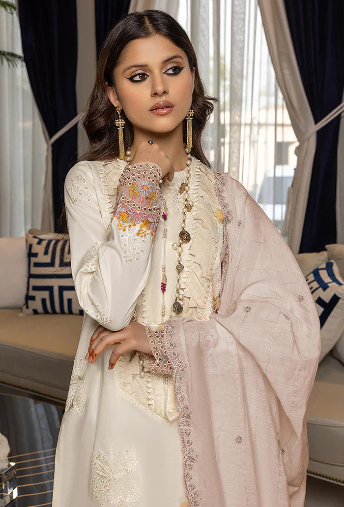 Humdum | Charlotte Chikankari Lawn | D04 - by - Libasekhas UK - Registered Vendor of : HumDum - 100% Original Designer Dresss