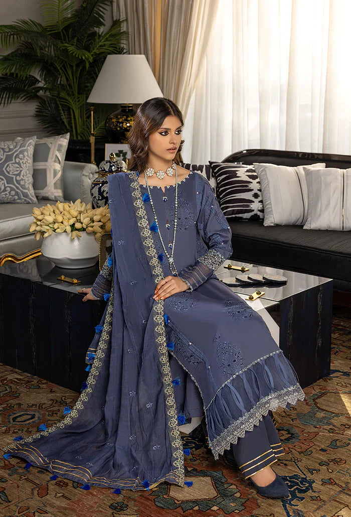 Humdum | Charlotte Chikankari Lawn | D02 - by - Libasekhas UK - Registered Vendor of : HumDum - 100% Original Designer Dresss