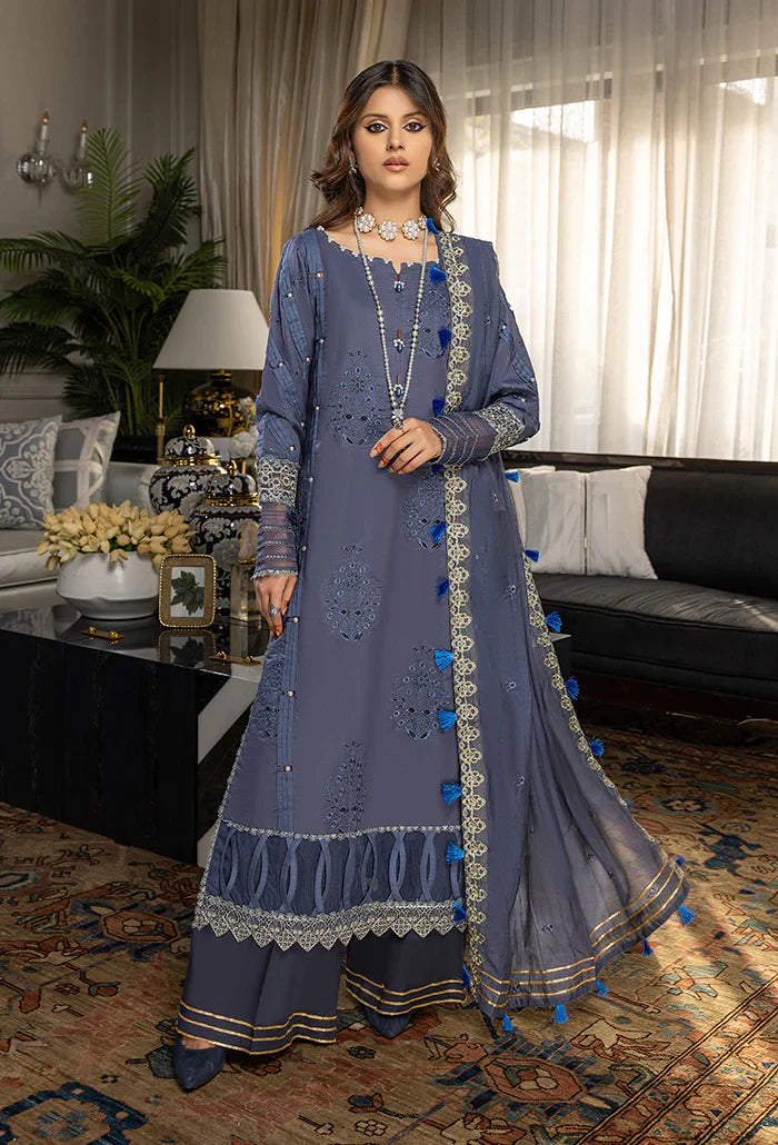 Humdum | Charlotte Chikankari Lawn | D02 - by - Libasekhas UK - Registered Vendor of : HumDum - 100% Original Designer Dresss
