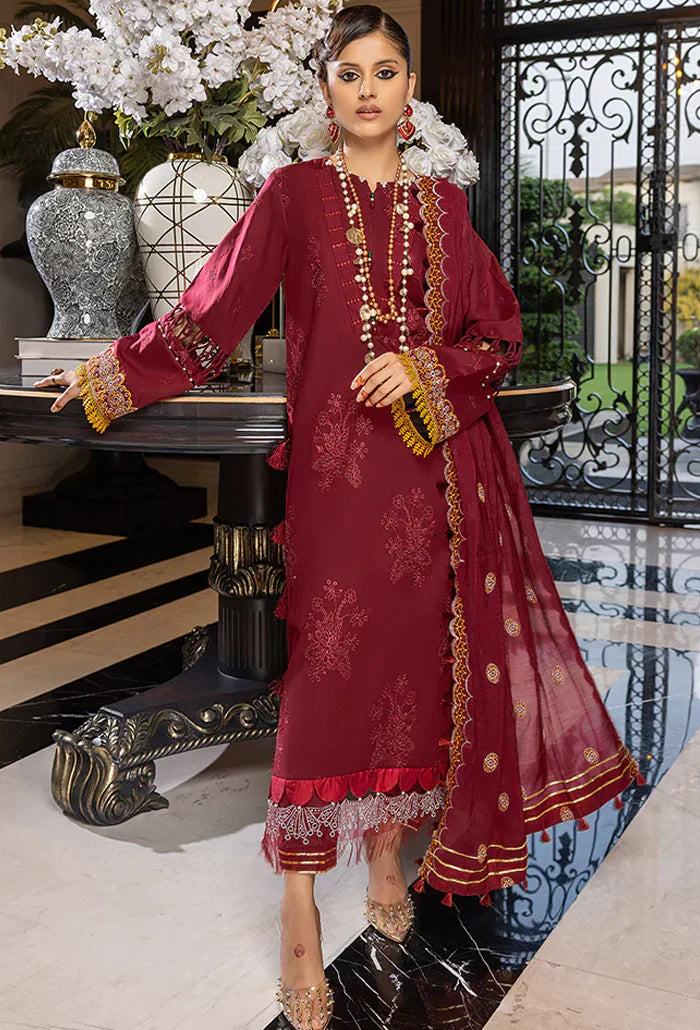 Humdum | Charlotte Chikankari Lawn | D08 - by - Libasekhas UK - Registered Vendor of : HumDum - 100% Original Designer Dresss