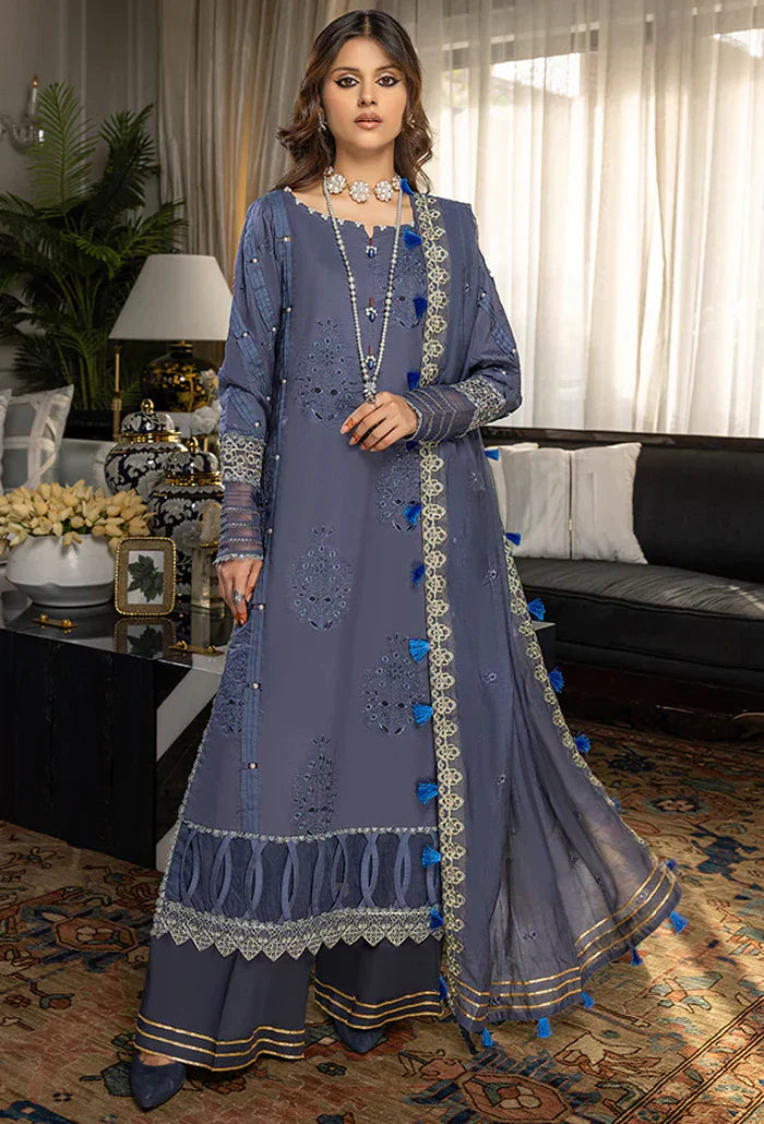 Humdum | Charlotte Chikankari Lawn | D02 - by - Libasekhas UK - Registered Vendor of : HumDum - 100% Original Designer Dresss