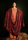 Hussain Rehar | Winter Shawl Khaddar 23 | Sunrise - by - Libasekhas UK - Registered Vendor of : Hussain Rehar - 100% Original Designer Dresss