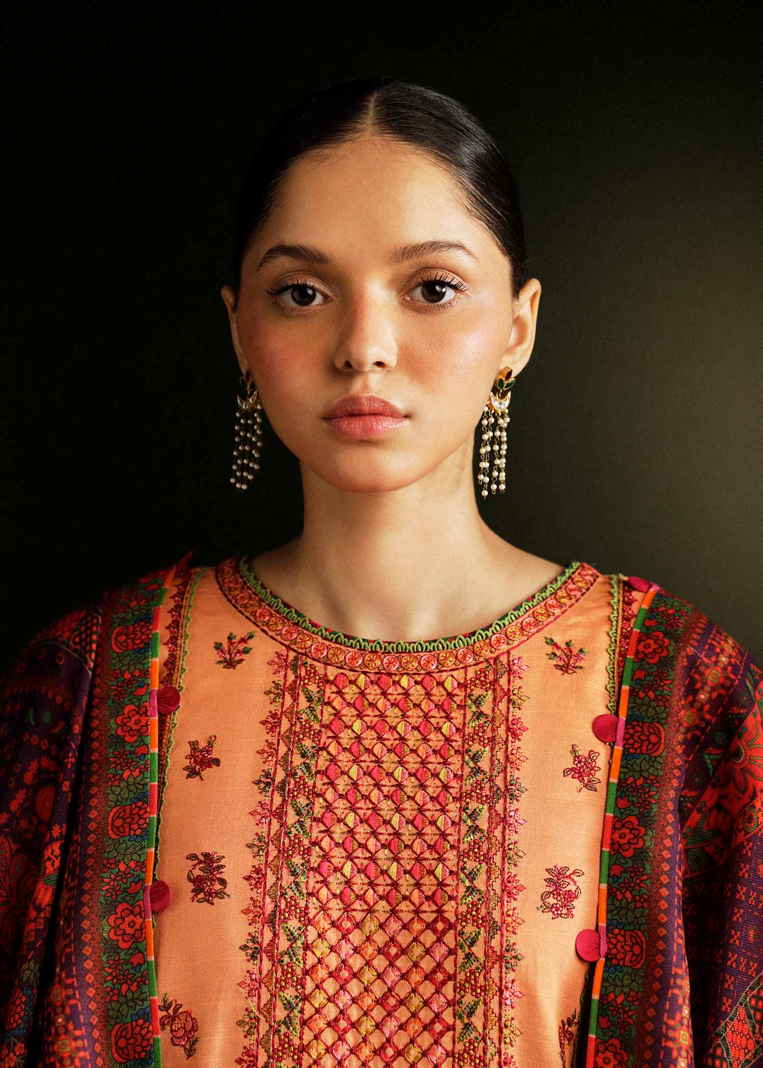 Hussain Rehar | Winter Shawl Khaddar 23 | Dusky - by - Libasekhas UK - Registered Vendor of : Hussain Rehar - 100% Original Designer Dresss