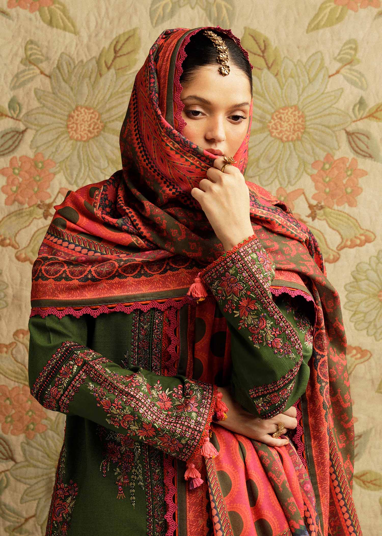 Hussain Rehar | Winter Shawl Khaddar 23 | Taal - by - Libasekhas UK - Registered Vendor of : Hussain Rehar - 100% Original Designer Dresss