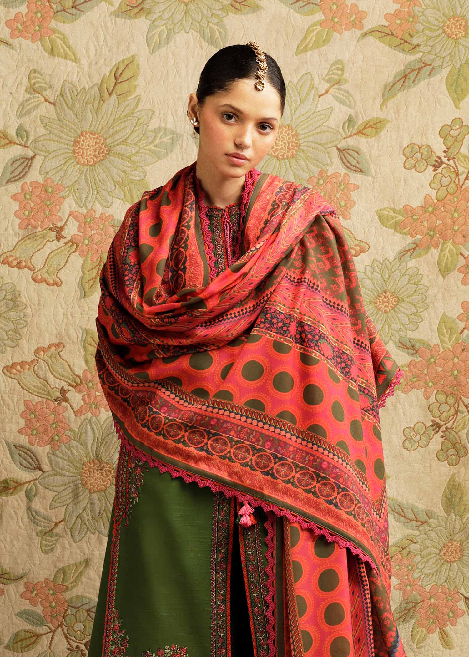 Hussain Rehar | Winter Shawl Khaddar 23 | Taal - by - Libasekhas UK - Registered Vendor of : Hussain Rehar - 100% Original Designer Dresss