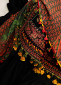 Hussain Rehar | Winter Shawl Khaddar 23 | Raat - by - Libasekhas UK - Registered Vendor of : Hussain Rehar - 100% Original Designer Dresss