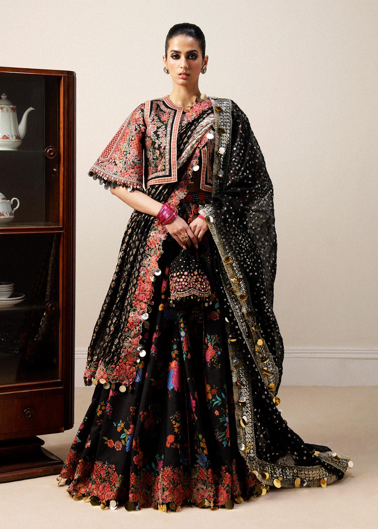 Hussain Rehar | Luxury Formals | Kala - by - Libasekhas UK - Registered Vendor of : Hussain Rehar - 100% Original Designer Dresss