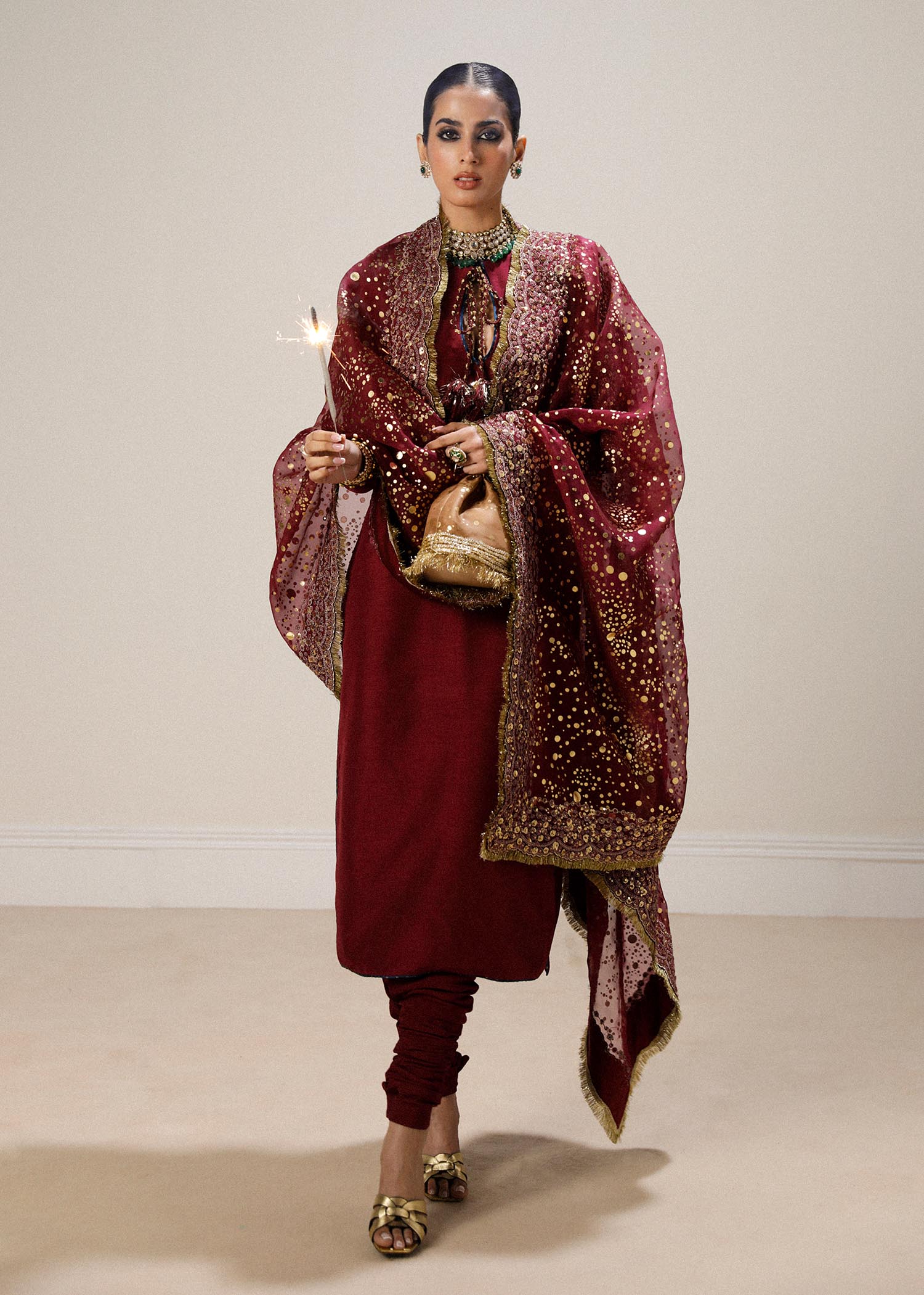 Hussain Rehar | Luxury Formals | Surkh - by - Libasekhas UK - Registered Vendor of : Hussain Rehar - 100% Original Designer Dresss