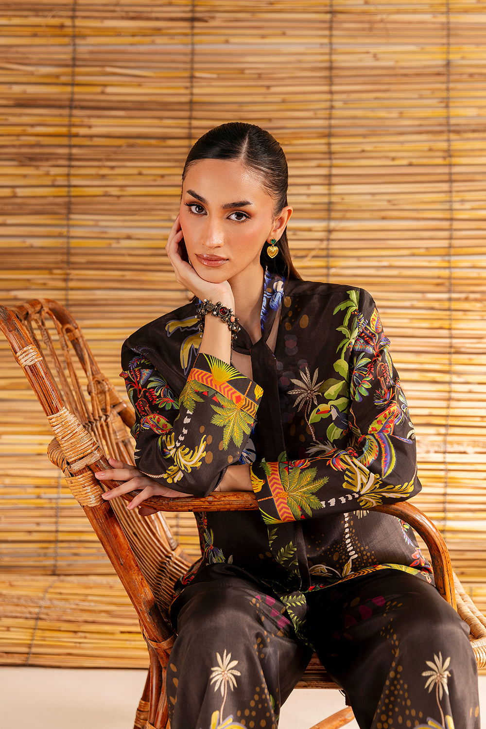 Saira Rizwan | Silk Coords 25 | COCONUT CRUSH - SRSP-25-02 - by Libasekhas UK - Registered Vendor of : Saira Rizwan - 100% Original Designer Dress