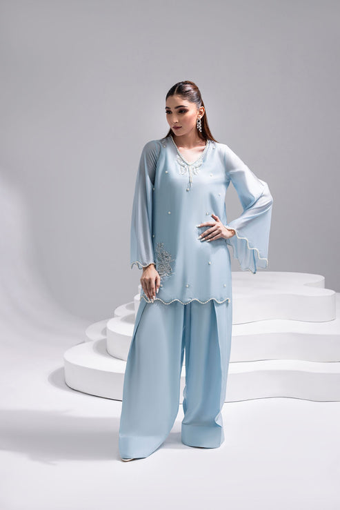 Amani | Aira Festive Wear | OCEAN BREEZE - by Libasekhas UK - Registered Vendor of : Amani - 100% Original Designer Dress