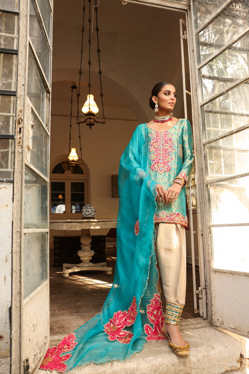 Maya | Wedding Formal Meherbano | FEROZA - by - Libasekhas UK - Registered Vendor of : Maya - 100% Original Designer Dresss