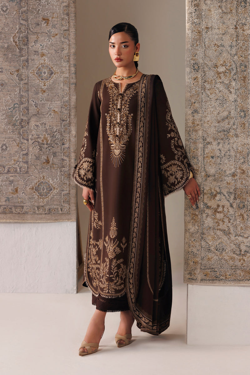 Qalamkar | Q Line Linen 26 | QLW-04 SHAHEEN - by Libasekhas UK - Registered Vendor of : Qalamkar - 100% Original Designer Dress