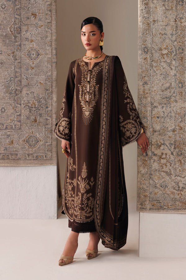 Qalamkar | Q Line Linen 26 | QLW-04 SHAHEEN - by Libasekhas UK - Registered Vendor of : Qalamkar - 100% Original Designer Dress